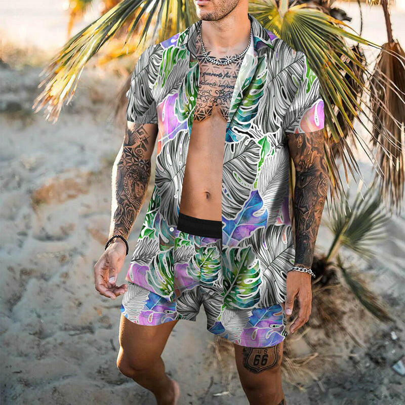 Classic 3D Printed Men's Shirt Beach wear