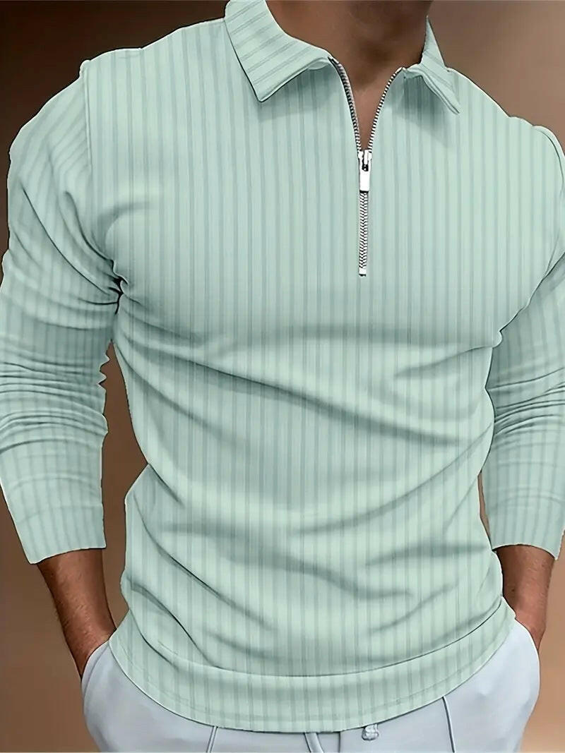 New Men's 3D Digital Printing Long Sleeve