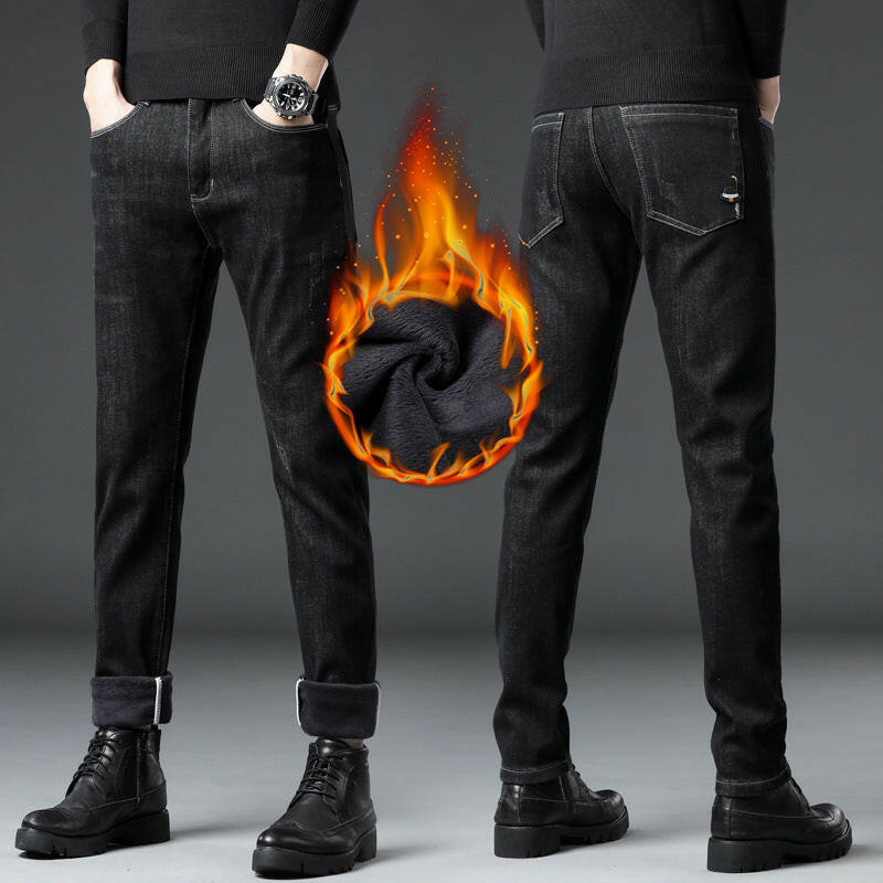 Casual Fall And Winter Men's Jeans