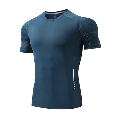 Ice Silk Short Sleeve Fitness T-shirt