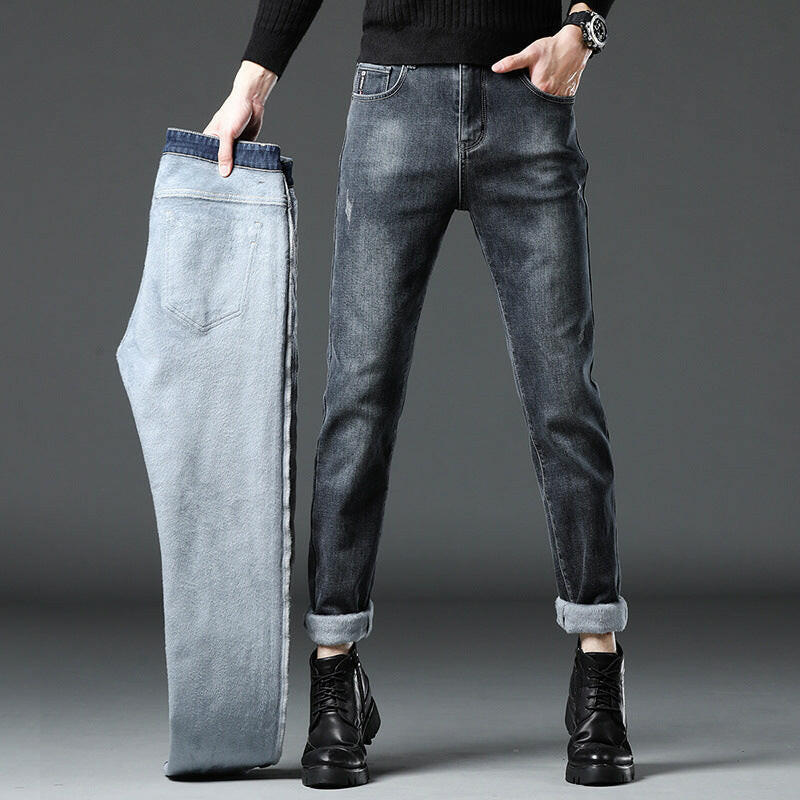 Casual Fall And Winter Men's Jeans