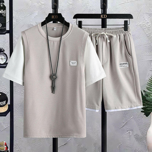 Short Sleeve T-shirt Men's Summer Set