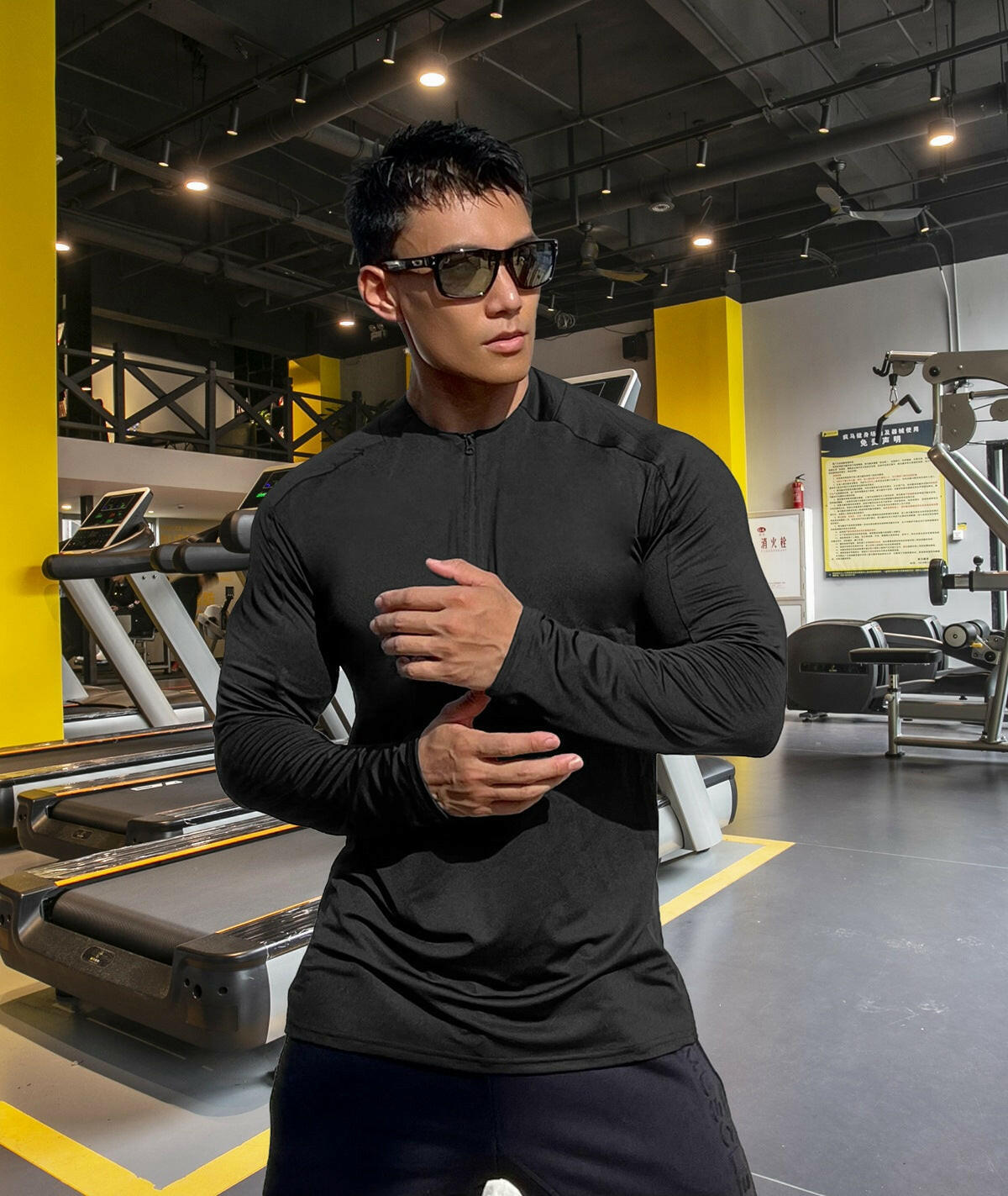 Men's Slim-Fitting High Elastic Autumn Leisure Sports Apparel