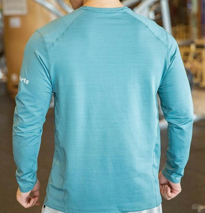 Men's Loose T-shirt Fitness Long Sleeve