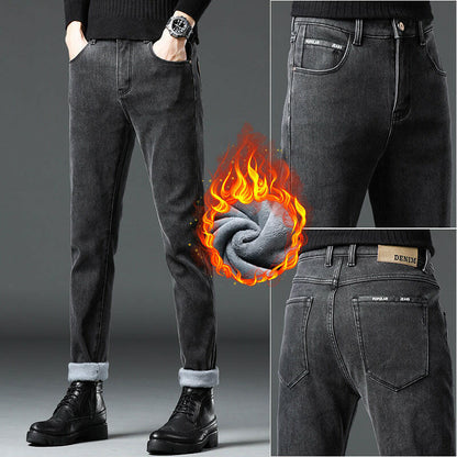 Casual Fall And Winter Men's Jeans