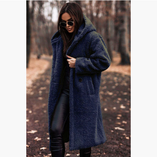 Women’s Plush Teddy Coat – Warm Winter Outwear
