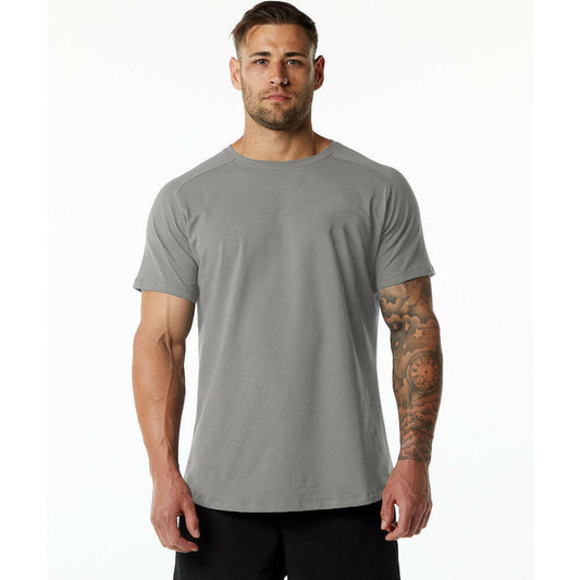 Men's Solid Color Casual Cotton Short Sleeves