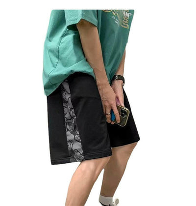 Men's New Loose Quarter Personalized Printed Beach Shorts