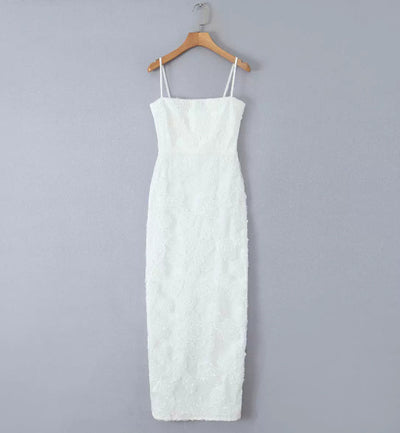 Women's Lace-style Strappy Dress