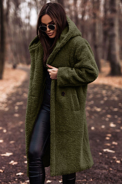 Women’s Plush Teddy Coat – Warm Winter Outwear