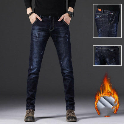 Casual Fall And Winter Men's Jeans