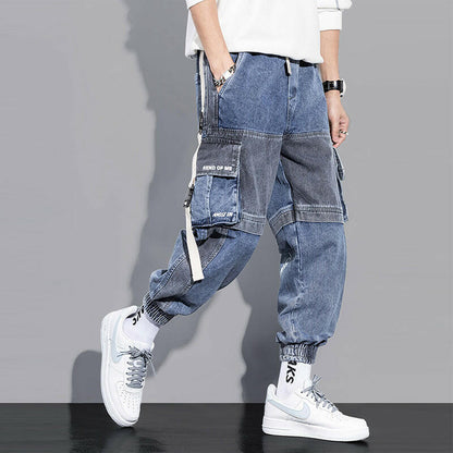 Workwear Jeans Men Fall Loose Hip-hop