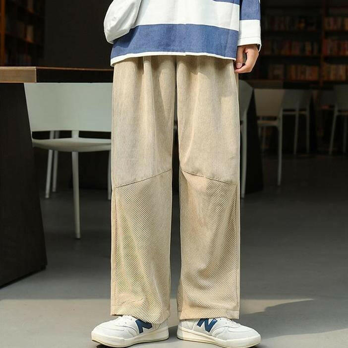 Men's Loose Straight-leg Corduroy Casual