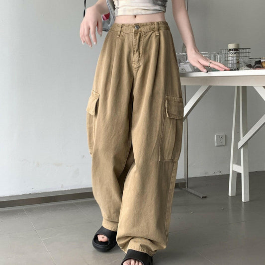 Women's Loose Straight-leg Wide-leg Pants