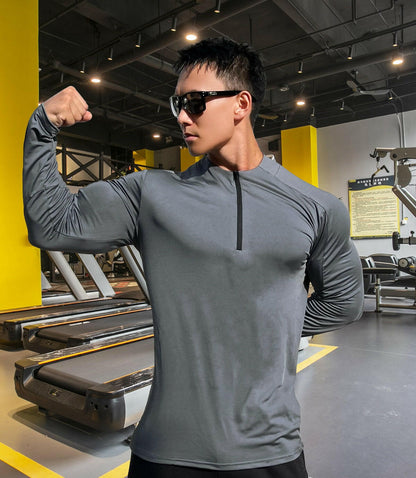 Men's Slim-Fitting High Elastic Autumn Leisure Sports Apparel