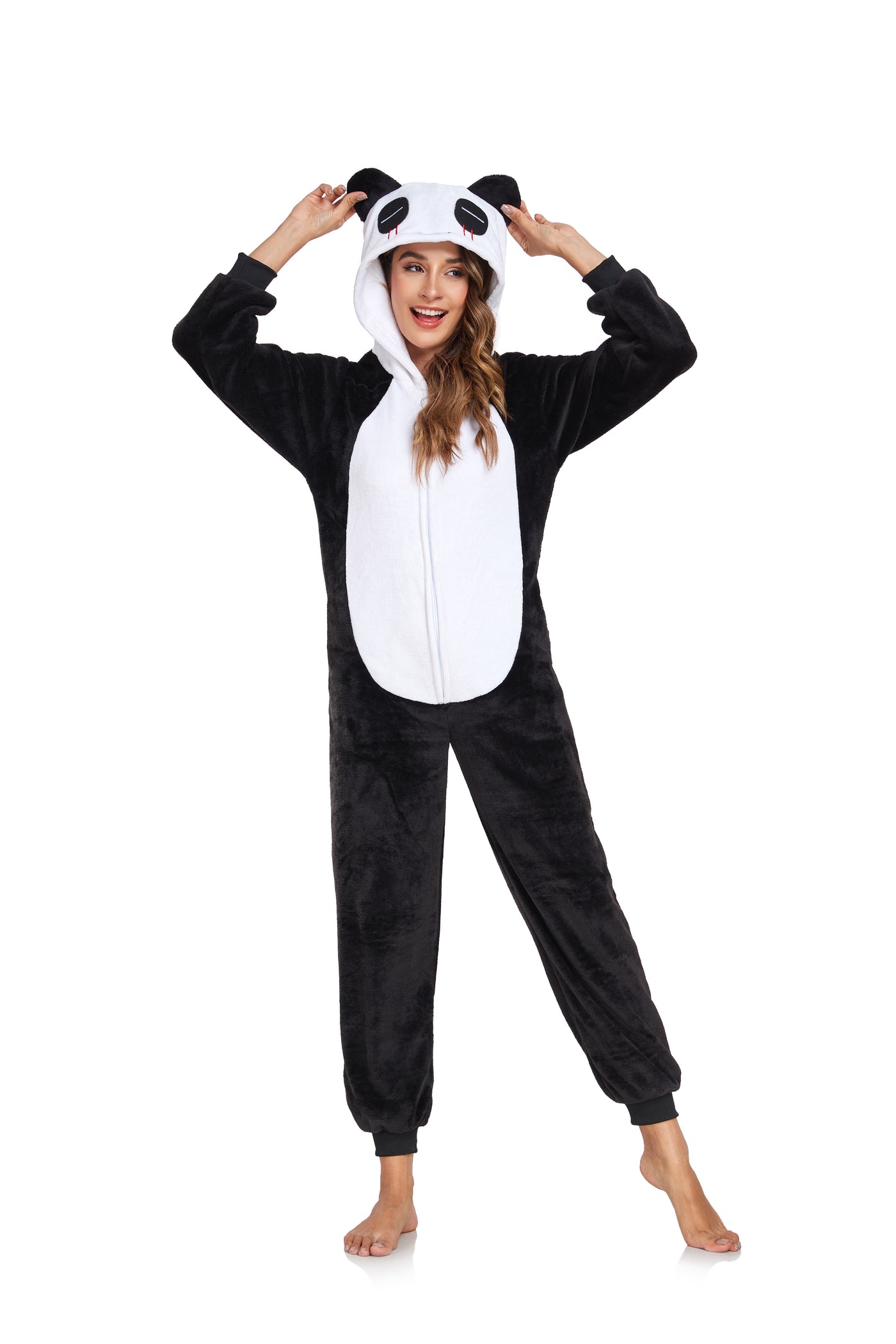 Onesie Animal Fleece Pajamas Halloween Cosplay Costumes Sleepwear Party Wear