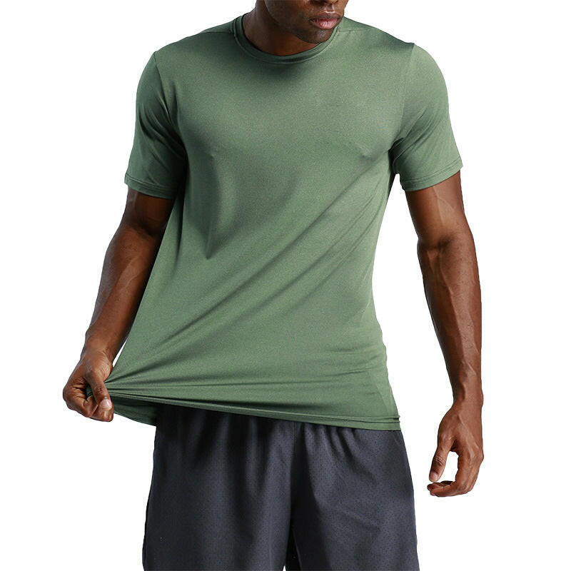 Solid Color Men's Short Sleeve