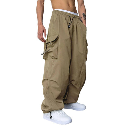 Nylon Quick-Drying Overalls - Men's High Waist Pants