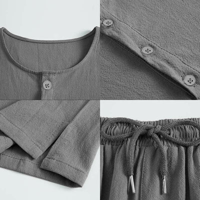 Men's Loose t-Shirt & Short Sleeve Set