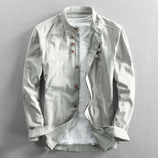 Men's Casual Linen Long sleeve shirts