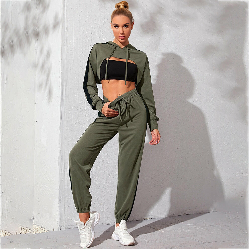 Fashion Loose Casual Sports Fitness Yoga Wear Suit