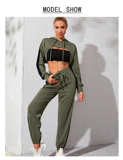 Fashion Loose Casual Sports Fitness Yoga Wear Suit
