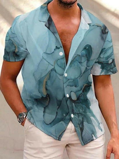 Men's 3D Printed Stylish Beach Casual Shirt