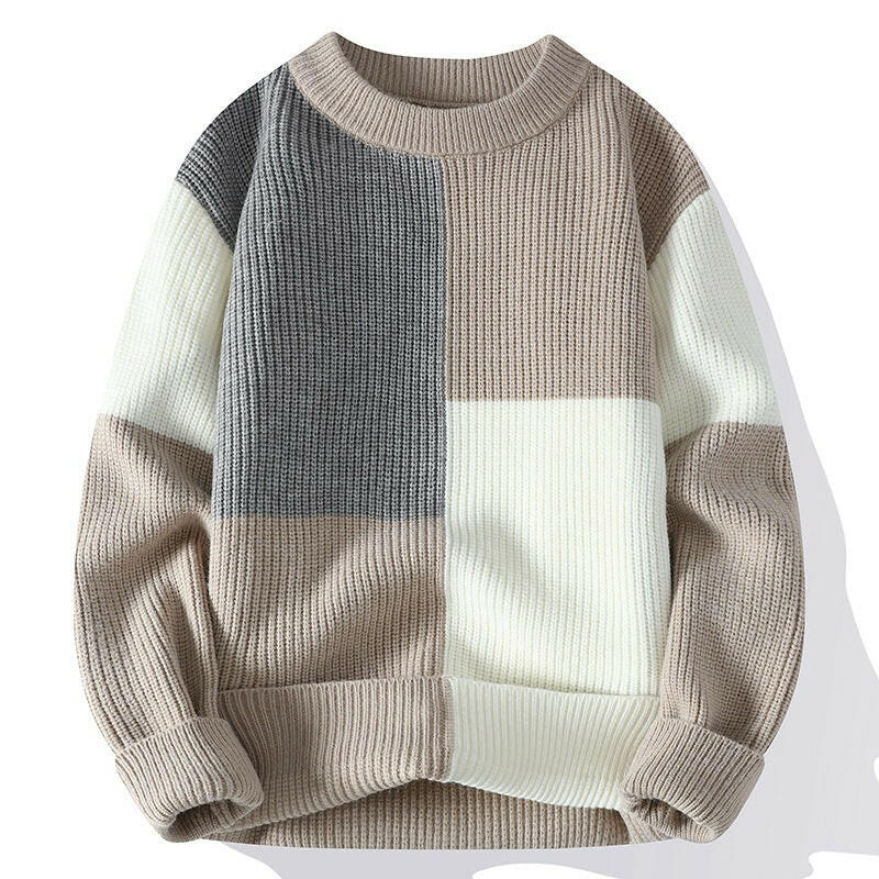 Men's Casual Autumn And Winter New Round Neck Sweater