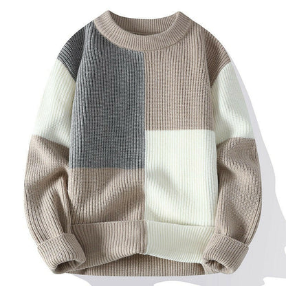 Men's Casual Autumn And Winter New Round Neck Sweater